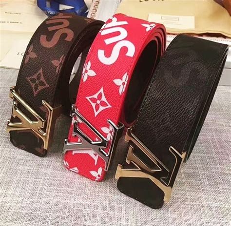 louis vuitton supreme belt replica